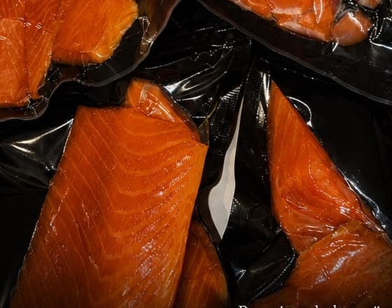 Vakuumverpackter Lachs