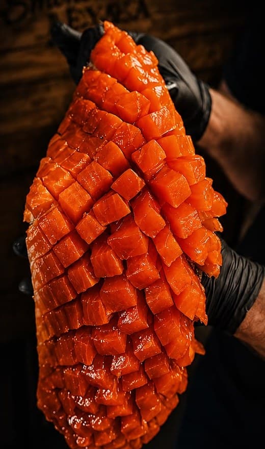 Yukola – kaltgeräucherter Lachs — Bild 2 von 2